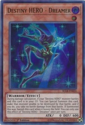 Yu-Gi-Oh! TCG Destiny HERO Dreamer Battles of Legend Light's Revenge BLLR-EN024-image