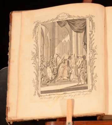 1770 Clarendon's History of England Illustrated Plates Map First Edition Thus-image