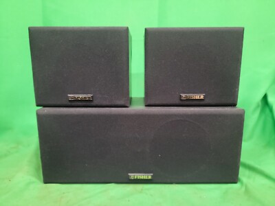 FISHER Speaker system WS-R424 Qty: 02 and WS-C424 Qty:01 (set Of 03)-image