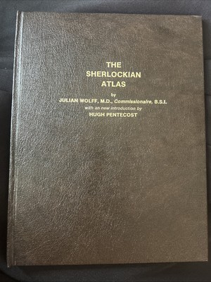 SHERLOCKIAN ATLAS by Julian Wolff & Hugh Pentecost HC/ Leather 1984 1st Ed-image