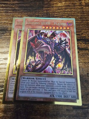 Yu-Gi-Oh / Destiny  HERO - Plasma / MGED-EN007 / Premium Gold Rare-image