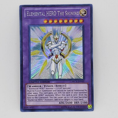 PRC1-ENV01 - Elemental Hero The Shining - Secret Rare Limited Edition Yu-Gi-Oh!-image