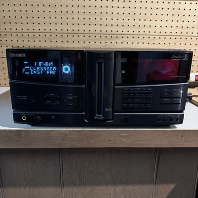 Vintage 96 Fisher Studio 150 Disk Compact Disc Changer Model DAC-1506 W/ Remote-image