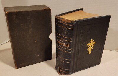 VTG GERMAN BIBLE Heilige Schrift Old & New Testaments Luthers Concordia Pub 1910-image