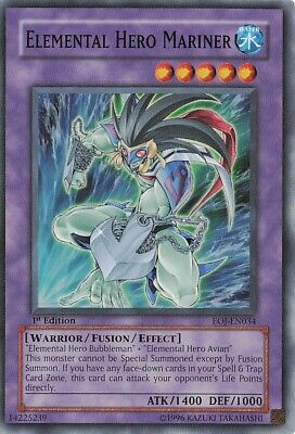Yu-Gi-Oh! Elemental Hero Mariner EOJ-EN034 Common 1st Edition NM-image