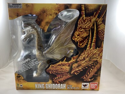 Bandai S.H. MonsterArts King Ghidora Original 2012 Release Authentic SEALED RARE-image
