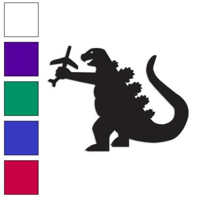 Godzilla Monster Drawing, Vinyl Decal Sticker, Multiple Colors & Sizes #1339-image
