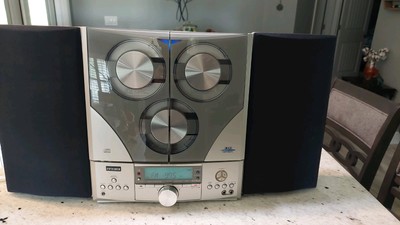 Fisher Slim 2000 Panel Stereo w/ 3CD Changer,No Remote  *read* Doors Open Manual-image