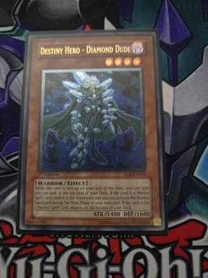 Yu-Gi-Oh! Destiny Hero - Diamond Dude - Ultimate - 1st Ed - NM - EOJ-EN003-image