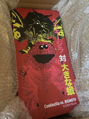 Gabriel Marquez COOKIEZILLA VS BIGMOTH Godzilla Cookie Monster *SHIPS ASAP*-image
