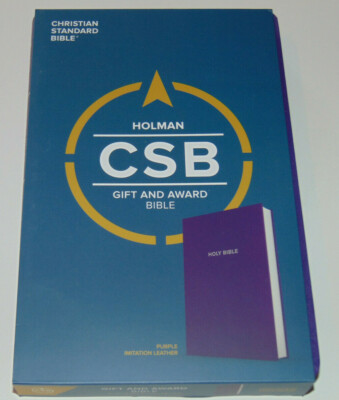 CSB Gift & Award Bible, PURPLE Imitation Leather Cover, Christian Standard Bible-image