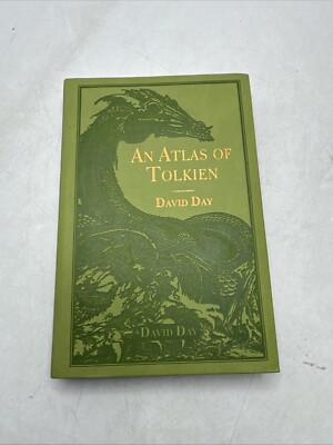 AN ATLAS OF TOLKIEN David Day Illustrated Guide Flexi Bound Faux Leather Ju-image