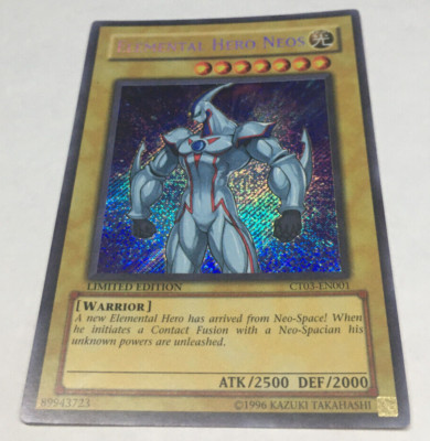 Yu-gi-oh! Elemental Hero Neos CT03-EN001 Secret Rare  LP-image