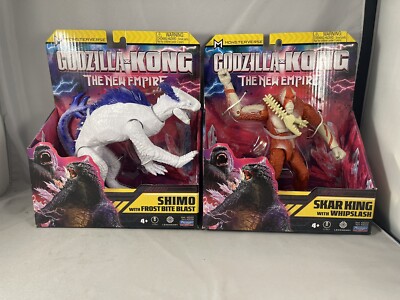 Godzilla x Kong The New Empire Shimo and Skar King 6inch Action Figure 2024 Pair-image