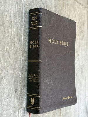 ✝️ Holy Bible KJV Hand Size Giant Print Reference Edition 1998 Holman -image