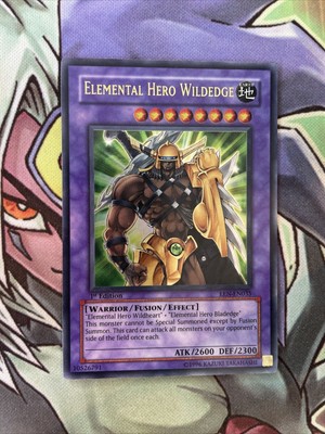 EEN-EN035 Elemental Hero Wildedge Ultra Rare 1st Edition NM Yugioh Card-image