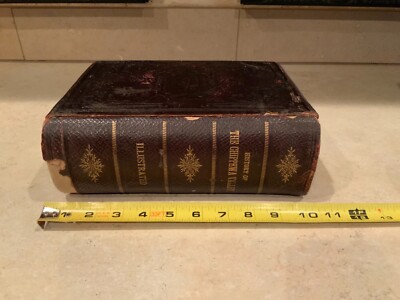 History of CHIPPEWA VALLEY Illustrated Maps RARE WISCONSIN History Leather Book-image