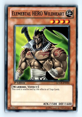 Yu-Gi-Uh Elemental HERO Wildheart #LCGX-EN014 Legendary Collection 2 tcg LP-image