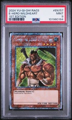 2024 YU-GI-OH! RA03-QUARTER CENTURY BONANZA ELEMENTAL HERO WILDHEART PSA 9-image