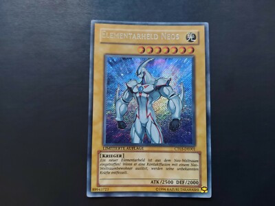 Yugioh - Elemental Hero Neos CT03-EN001 Secret Rare - German DE001-image