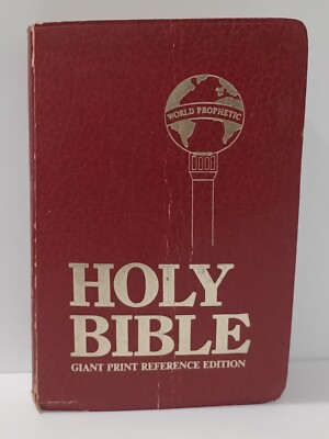 World Prophetic Holy Bible KJV Giant Print Reference Concordance Pictorial-image