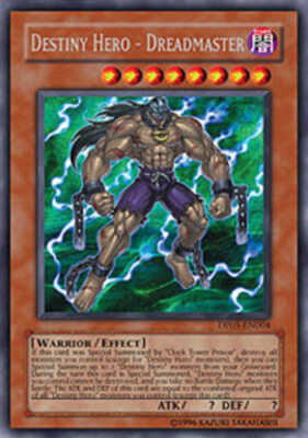 1x Destiny Hero - Dreadmaster - DP05-EN004 - Rare - 1st Edition Moderately Playe-image