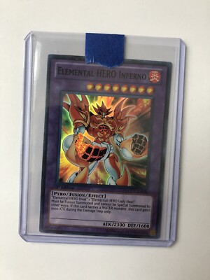 YuGiOh! - Elemental HERO Inferno LCGX-EN076 Legendary Collection 2-image