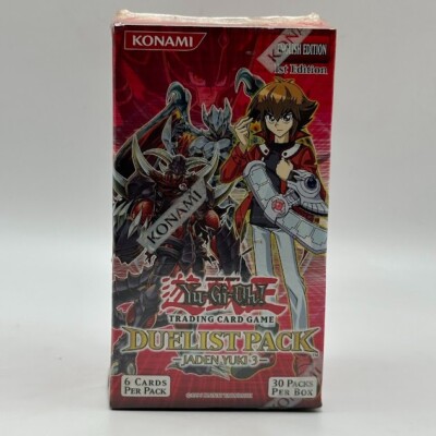 Yugioh Duelist Pack: Jaden Yuki 3 1st Edition Booster Box Factory Sealed DP06-image