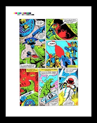 Herb Trimpe Godzilla #1 Rare Production Art Pg 8-image