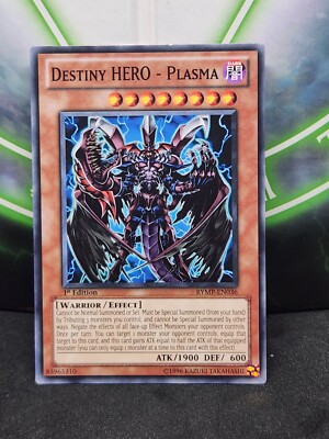 Yugioh Destiny Hero - Plasma RYMP-EN036 Common 1st Edition NM-image
