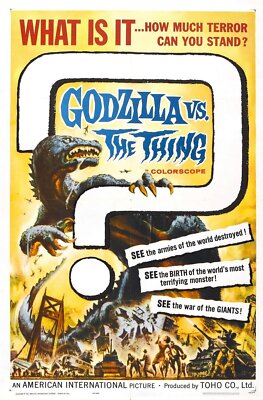 Mothra Vs Godzilla 01 Movie Wall Art Poster Print Pick A Size Lot Up-image