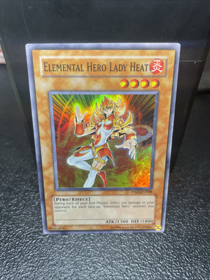 Yugioh Elemental Hero Lady Heat PP02-EN008 Super Rare NM-image