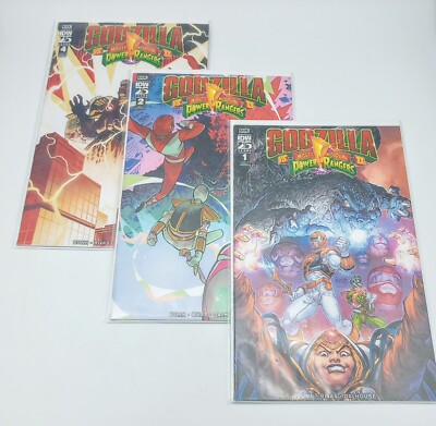 Godzilla vs. The Mighty Morphin Power Rangers II #1 #2 #4 Cover A - NEW-image