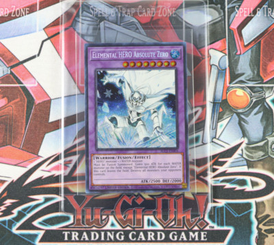 YuGiOh Elemental HERO Absolute Zero BLC1-EN004 Limited Edition Secret Rare-image