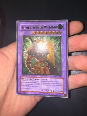 yugioh elemental hero wildedge ultimate rare 1st edition EURO (EEN-EN035)-image