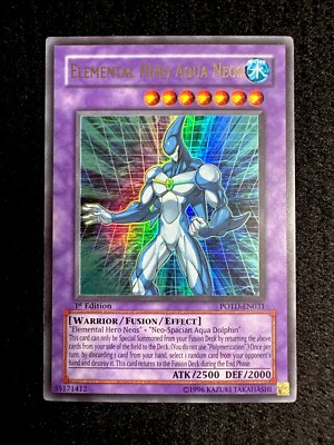 YUGIOH • ELEMENTAL HERO AQUA NEOS • ULTRA RARE • POTD-EN031 • 1st EDITION • NM-image