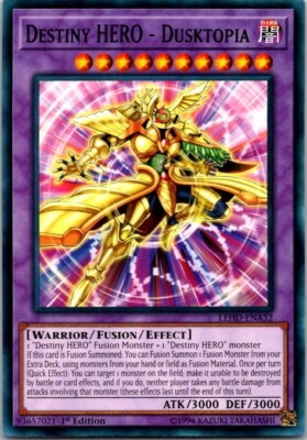 Destiny HERO - Dusktopia LEHD-ENA32 Legendary Hero Decks 1st Edition-image