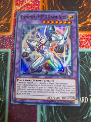 Yu-Gi-Oh! Elemental HERO Brave Neos SAST-EN035 Super Rare Unlimited Near Mint-image