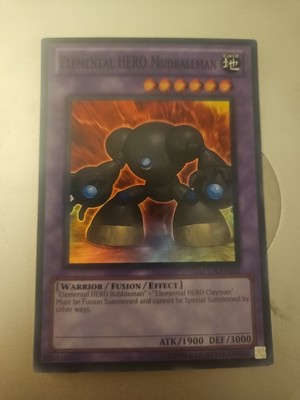 Yu-Gi-Oh Elemental Hero Mudballman LCGX-EN053 Super Rare 1st Edition-image