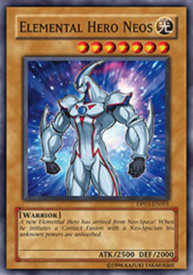 3 x Elemental Hero Neos - DP03-EN001 - Common - Unlimited Edition Near Mint, Eng-image