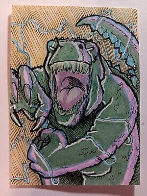 Godzilla Kaiju Sketch Card By JACS-image