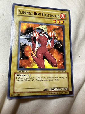 Elemental Hero Burstinatrix TLM-EN002 1st Edition Common PL + BONUS-image