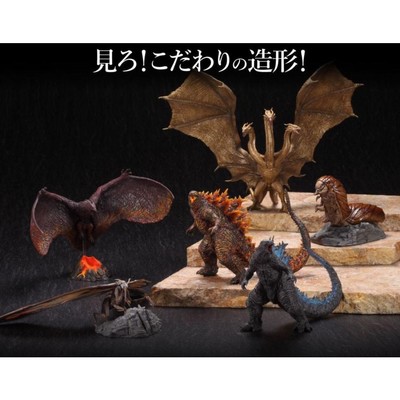 Art Spirits Gekizo Series Godzilla 2019 Trading Figure 6-Pack Box-image