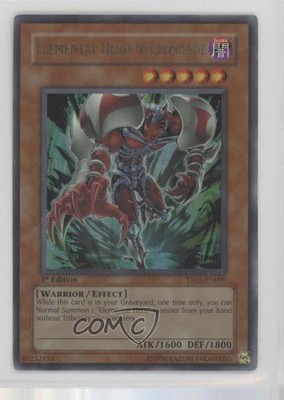 2007 Yu-Gi-Oh! Jaden Yuki 1st Edition Elemental HERO Necroshade #YSDJ-EN000 0yj1-image