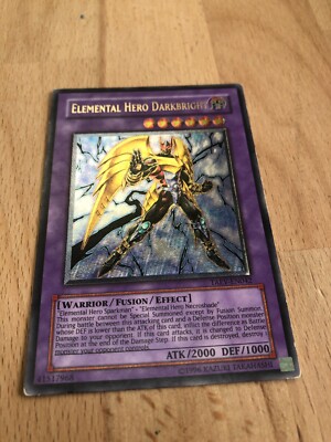 Elemental Hero Darkbright TAEV-EN045 Ultimate Rare Unl Edition Yugioh Card-image