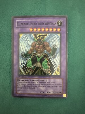 Elemental Hero Wild Wingman EOJ-EN035 Enemy of Justice 1st Edition-image