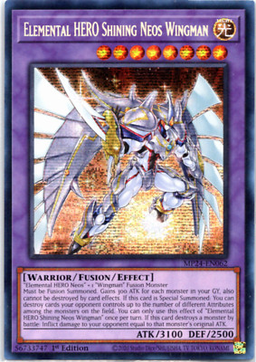 Elemental HERO Shining Neos Wingman - MP24-EN062 Prismatic Secret Rare Yugioh-image