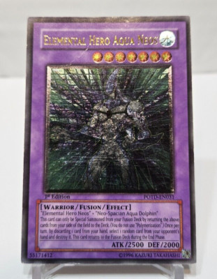Ultimate Rare Elemental Hero Aqua Neos POTD-EN031 1st Edition Yugioh 6251-image