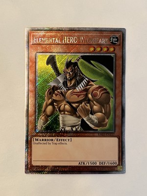 Elemental HERO Wildheart (Platinum Secret Rare) RA03-EN157 Quarter Century...-image