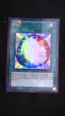 Yu-Gi-Oh! Miracle Fusion (RYMP-EN021) Ultra Rare 1st Edition Near Mint Elem-Hero-image